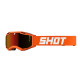 Masque moto cross Shot IRIS 2.0 SOLID ORANGE MATT