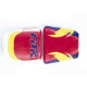 Saddle cover Bagster (2052B) Coquelicot/Violet Fonce/Citron/Blanc/Letters Viole Honda CBR900 96