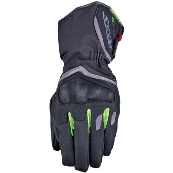 Gants moto Five WFX3 EVO WATERPROOF Noir / Jaune