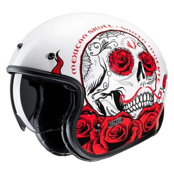 Casque moto HJC V31 DESTO BLANC/ROUGE