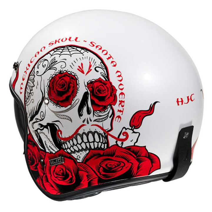Casque moto HJC V31 DESTO BLANC/ROUGE