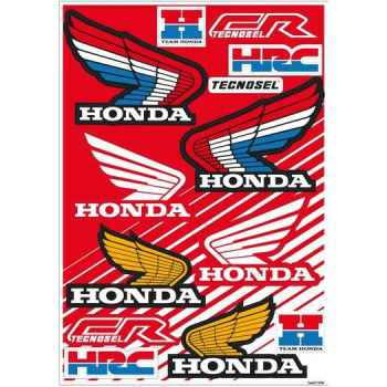 Planche de stickers TECNOSEL Vintage Honda Planche de stickers TECNOSEL Vintage Honda
