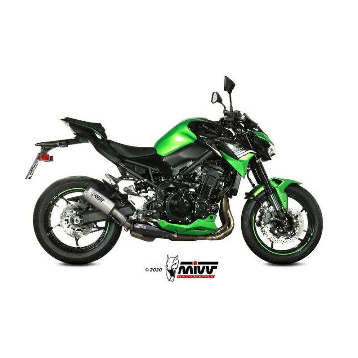 Silencieux homologué Mivv MK3 Inox (K.052.LM3X) Kawasaki Z900