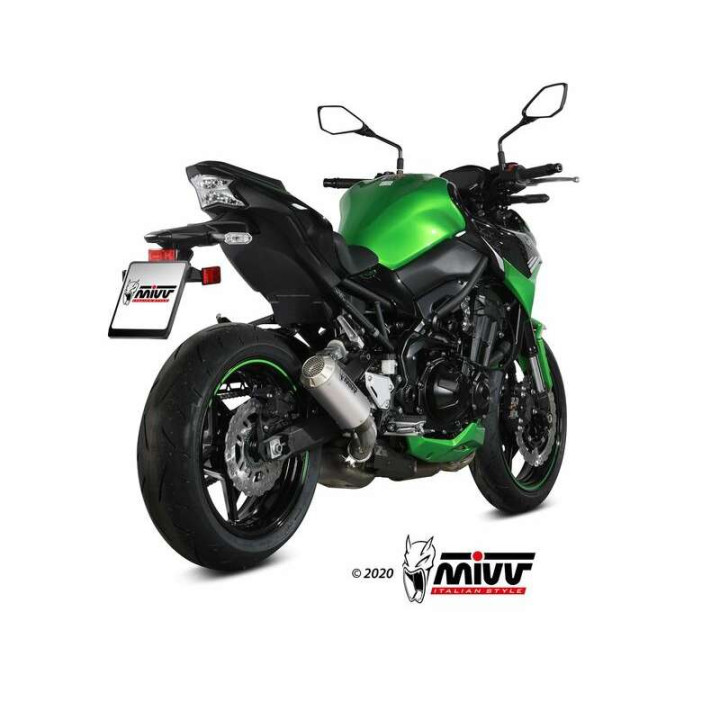 Silencieux homologué Mivv MK3 Inox (K.052.LM3X) Kawasaki Z900
