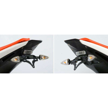 Support de plaque R&G (LP0100BK) Derbi GPR 125 09-