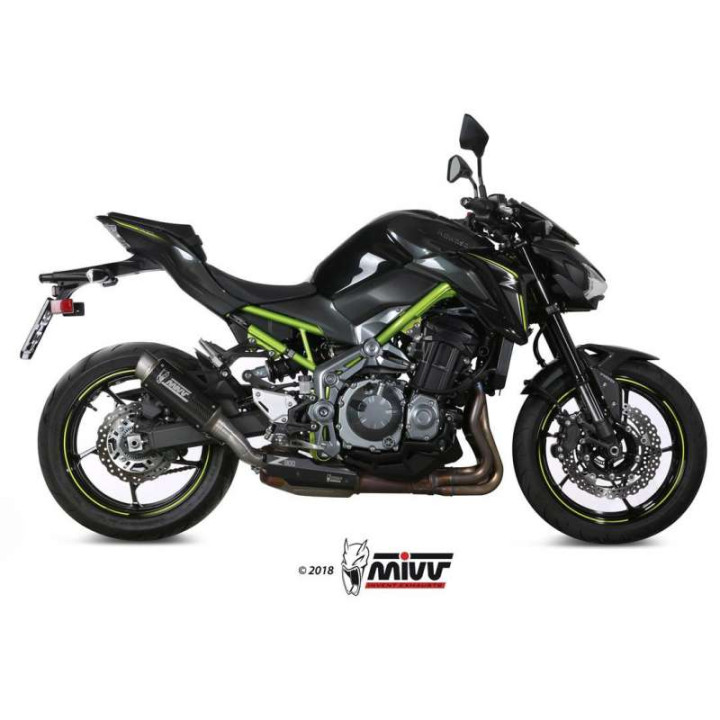 Silencieux homologué Mivv GP PRO Carbone (K.045.L2P) Kawasaki Z900