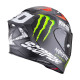 Casque Scorpion EXO-R1 FABIO MONSTER REPLICA MAT Noir/Rouge