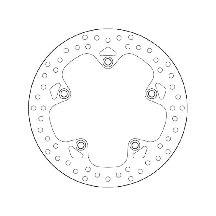 Rear brake disc Brembo Série Oro 68B407G9 BMW R1200GS LC