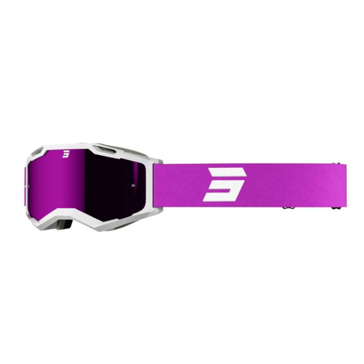 Masque moto cross Shot IRIS 2.0 TECH PURPLE GLOSSY