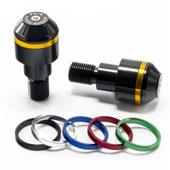 Embouts de guidon courts avec anneaux Puig (8021N) BMW R NINE T
