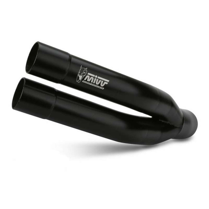 Silencieux Mivv DOUBLE GUN Inox noir (K.052.SDGB) Kawasaki Z900