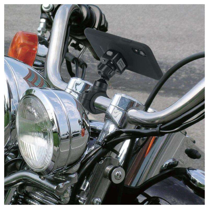 TIGRA Mountcase FIT-CLIC motorcycle handlebar mount