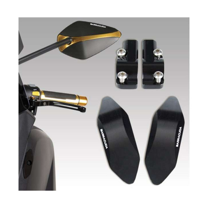 Barracuda handlebar mirror adapters Yamaha T-MAX 530 Barracuda handlebar mirror adapters Yamaha T-MAX 530