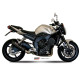 Silencieux Mivv SUONO Inox noir (Y.023.L9)  Yamaha FZ1
