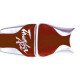 Housse de selle Bagster (2044D) Rouge/Argent/Lettres Argent Yamaha YZF1000 THUNDER ACE 98