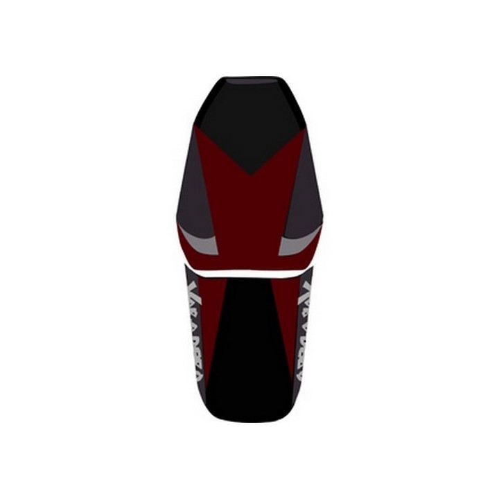 Saddle cover Bagster (2858A) Black/Bordeaux Clair/Letters Argent Honda XL1000V VARADERO 07