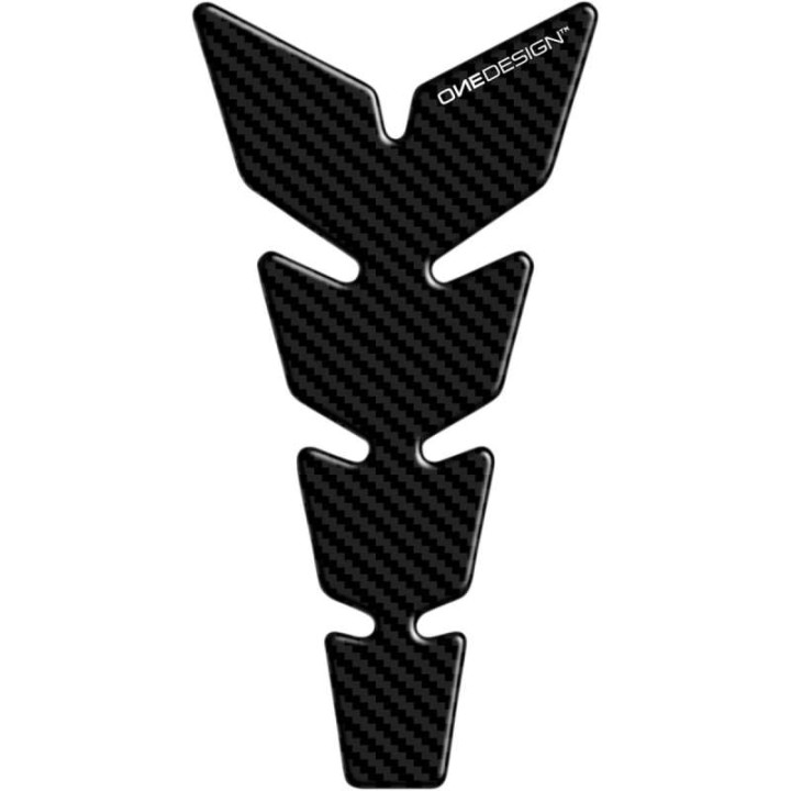 Protection de réservoir moto OneDesign MOON SOFT TOUCH SLIM CARBON