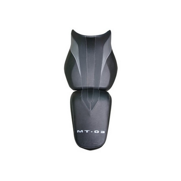 Saddle cover Bagster (2171A) Black/Black Mat/Nubuck/Letters Grises Claires Yamaha MT-03 06-09