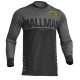 Maillot moto cross Thor HALLMAN DIFFER SLICE 2023 CHARCOAL/BLACK