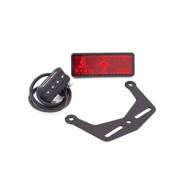 Kit catadioptre + éclairage de plaque Evotech