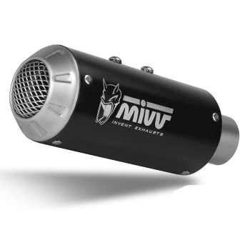 Silencieux homologué Mivv MK3 Inox noir (Y.057.LM3B) Yamaha MT-10 16-