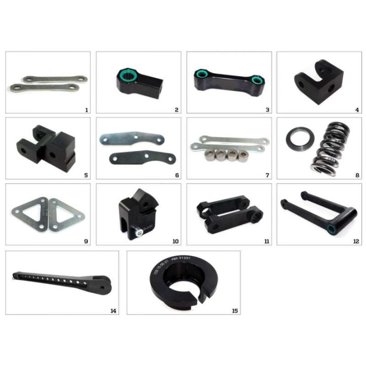 Kit rabaissement moto Tecnium Honda CRF1000L AFRICA TWIN
