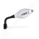 Barracuda RACE INDICATOR motorcycle mirrors White