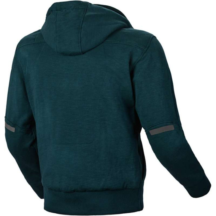 Sweat moto Macna DISTRICT Bleu Pétrole