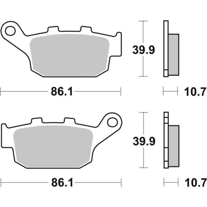 Sinter SBS 614LS brake pads