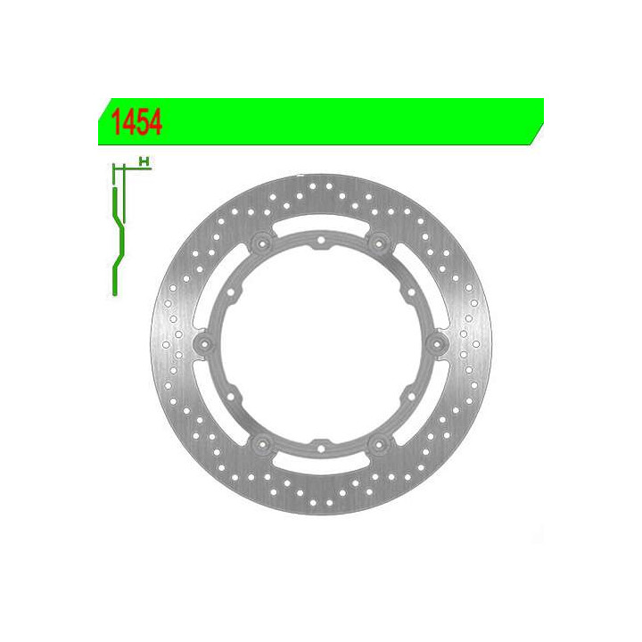 Front brake disc NG 1454 MT125 15-17 YZF125R 15-17