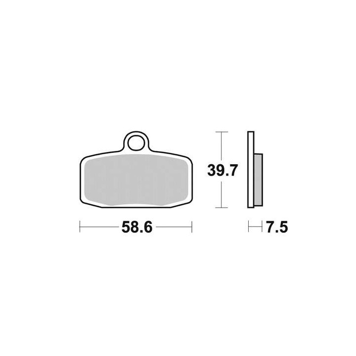 Brake pads sinter BRAKING 955CM44