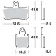 Brake pads sinter BRAKING 928CM66
