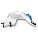 Bagster tank mat white/pearl azure stripe/dark red lining/no signature (1578F) BMW F800R
