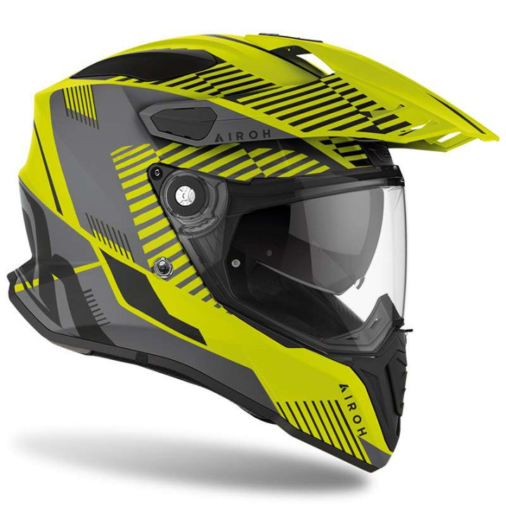 Airoh COMMANDER BOOST Yellow Matt motorcycle helmet