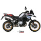Silencieux homologué Mivv SUONO Inox noir (B.033.L9) BMW F750GS F850GS