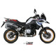 Silencieux homologué Mivv SUONO Inox noir (B.033.L9) BMW F750GS F850GS