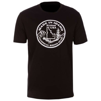 Tee-shirt Klim MADE IN IDAHO BLACK WHITE