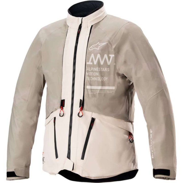 Alpinestars AMT-10LAB DRYSTAR XF Beige/Black motorcycle jacket
