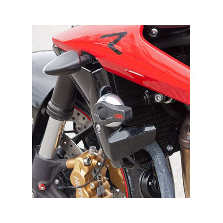 Kit fixation Crash Pad LSL noir Triumph 675 Street Triple 13-16