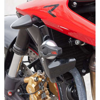 Kit fixation Crash Pad LSL noir Triumph 675 Street Triple 13-16