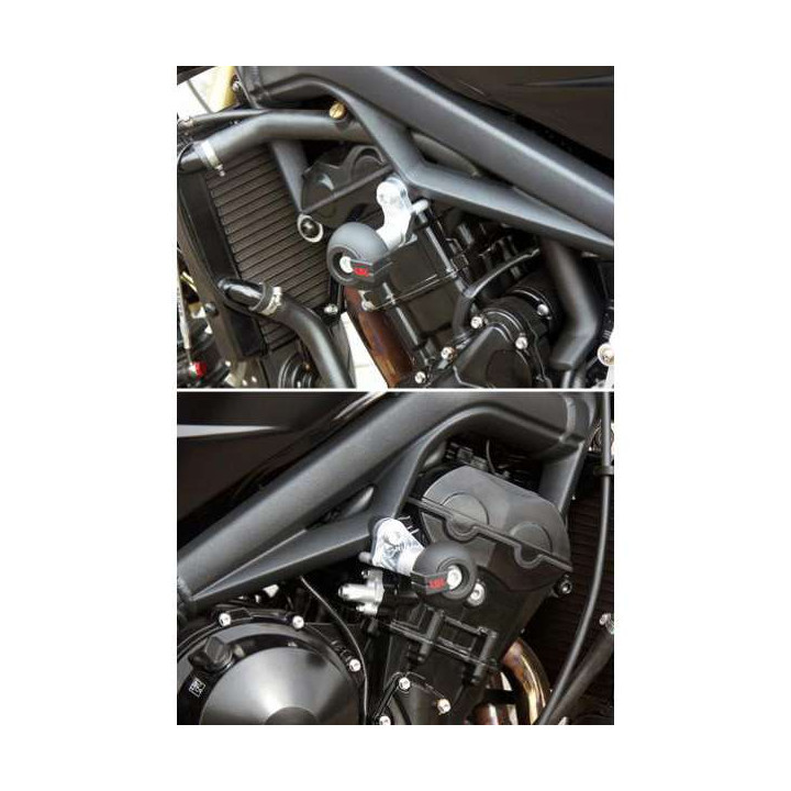 Kit fixation Crash Pad LSL LSL Triumph STREET TRIPLE 675 07-12