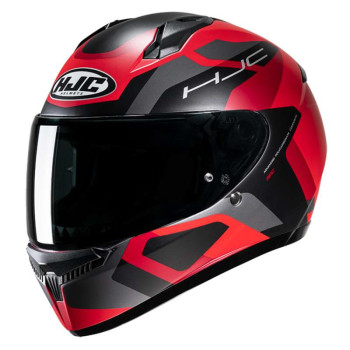 Motorcycle helmet HJC C10 TINS BLACK/RED