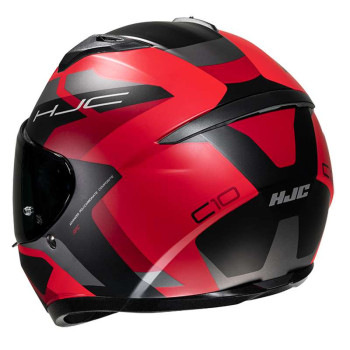 Motorcycle helmet HJC C10 TINS BLACK/RED