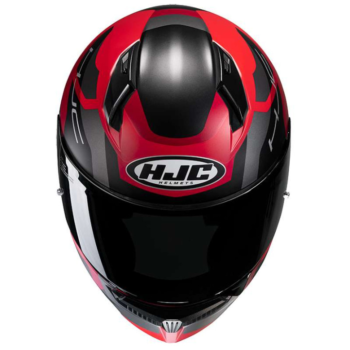 Motorcycle helmet HJC C10 TINS BLACK/RED