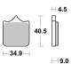Brake pads sinter BRAKING 947CM66