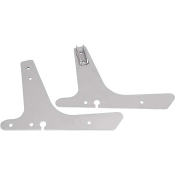 Platines de fixation chromées pour Sissy bar SPORTSTER XL1200/XL883 04-