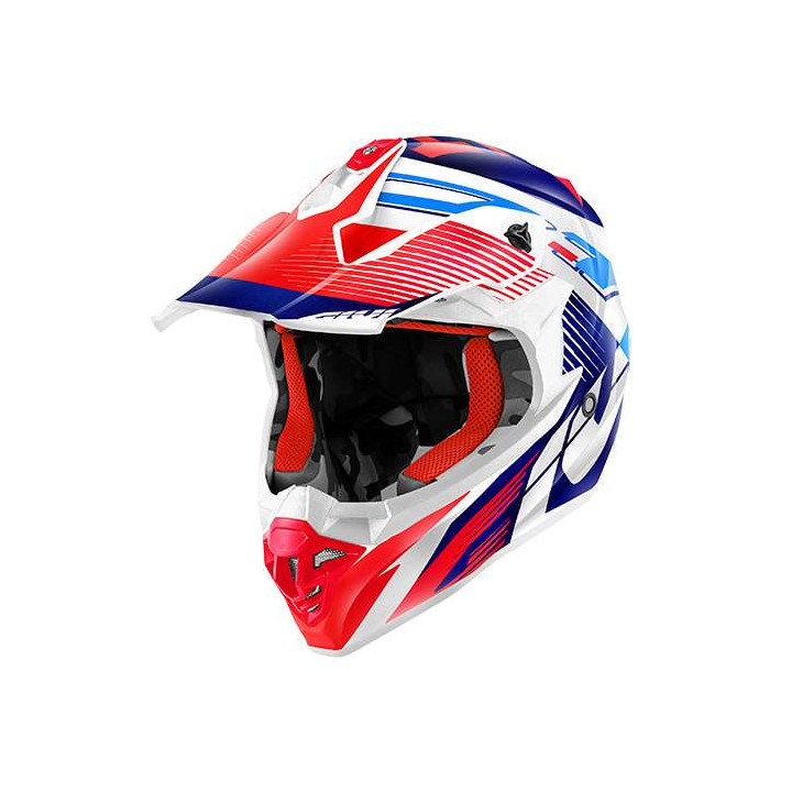Casque moto cross Givi 60.1 FRESH Bleu/Blanc/Rouge