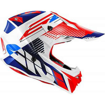 Casque moto cross Givi 60.1 FRESH Bleu/Blanc/Rouge