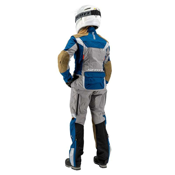 Veste femme moto Scott DUALRAID DRYO WOMEN BLUE/GREY