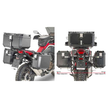 Support valises Givi MONOKEY CAM-SIDE (PLO1179CAM) CRF1100L AFRICA TWIN Support valises Givi MONOKEY CAM-SIDE (PLO1179CAM) CRF1100L AFRICA TWIN